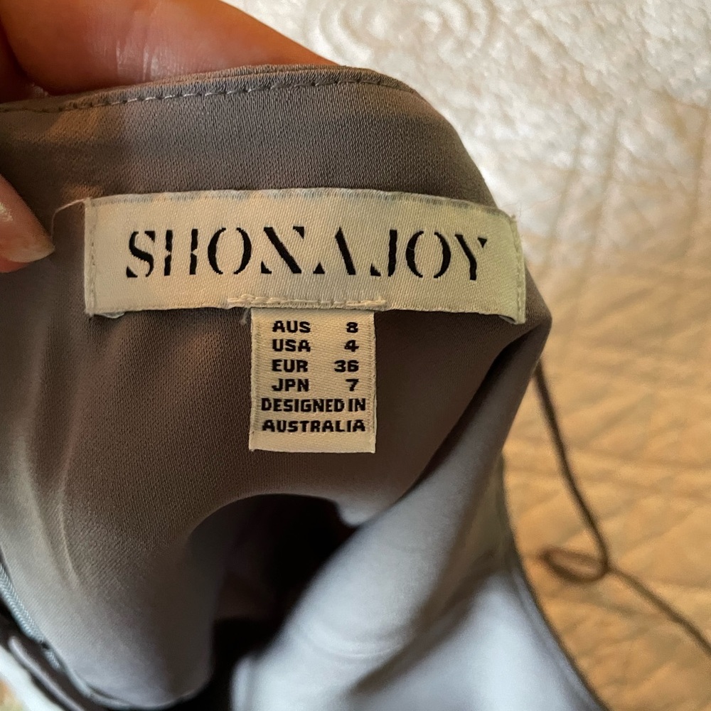 Shona Joy Grey Dress, Us 4, Worn Once View 2